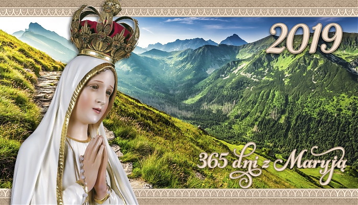 Kalendarz „365 dni z Maryją" na 2019 rok