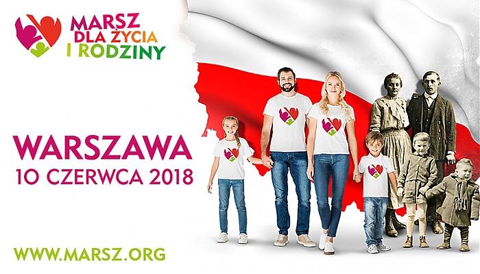 XIII Marsz dla Życia i Rodziny 2018 – "Polska rodziną silna!"