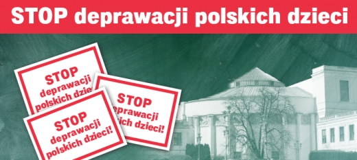 Przyjaciele Stowarzyszenia bronią dzieci przed deprawacją!