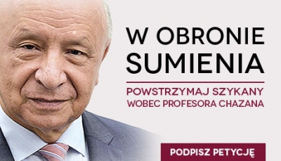 Ruszyła kampania w obronie profesora Bogdana Chazana i klauzuli sumienia