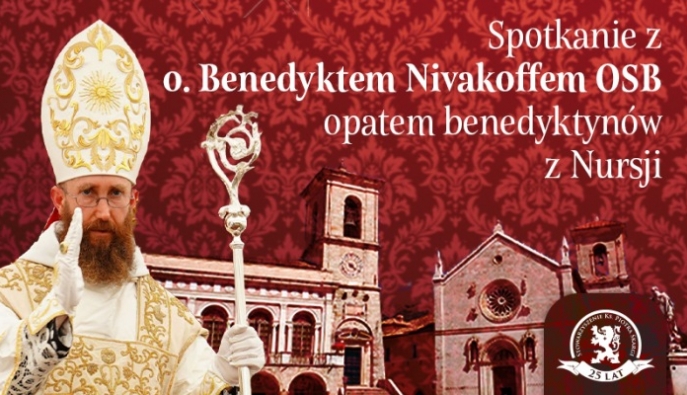 Wyjątkowe spotkanie w Krakowie! Naszym gościem benedyktyn o. Nivakoff – Opat Nursji