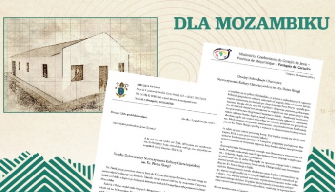 Podziękowania dla Darczyńców Stowarzyszenia od biskupa i proboszcza z Mozambiku