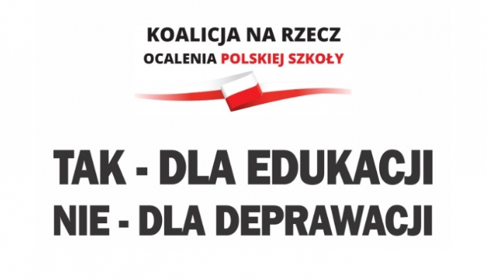 Walczymy o polską szkołę! 1 grudnia w Warszawie protest na Placu Zamkowym