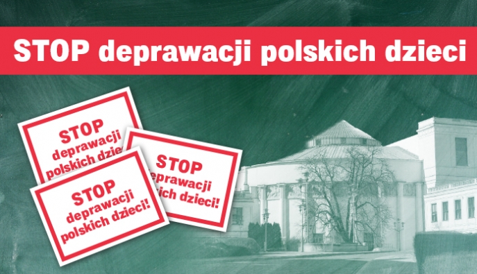 Przyjaciele Stowarzyszenia bronią dzieci przed deprawacją!