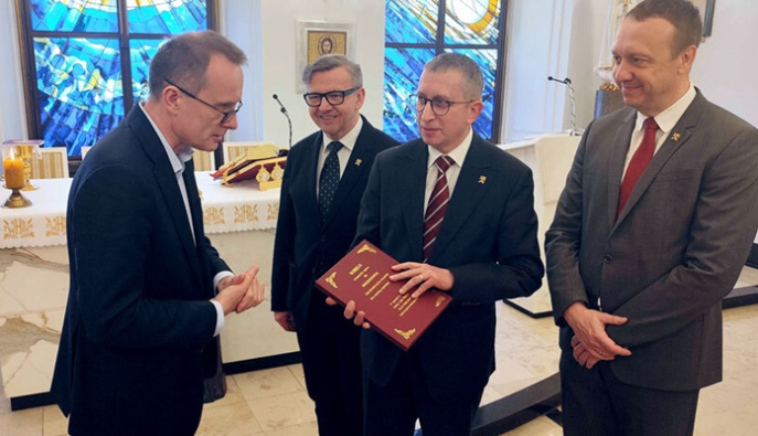 Przedstawiciele Stowarzyszenia im. Księdza Piotra Skargi w Pałacu Prezydenckim!