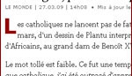 &rdquo;Le Monde&rdquo; zaskoczony skalą protestu