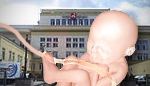 Pikieta przeciwko aborcji